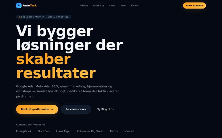 Screenshot of autotask.dk
