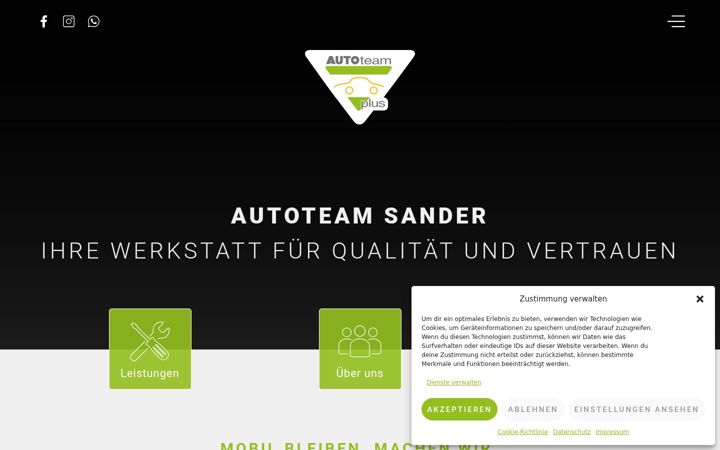 Screenshot of autoteam-sander.de