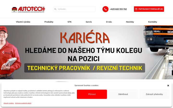 Screenshot of autotech-chotebor.cz