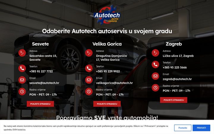 Screenshot of autotech.hr
