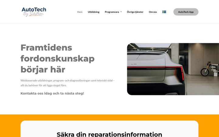Screenshot of autotechby.se