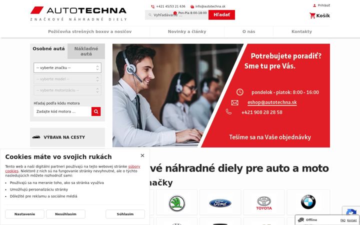 Screenshot of autotechna.sk