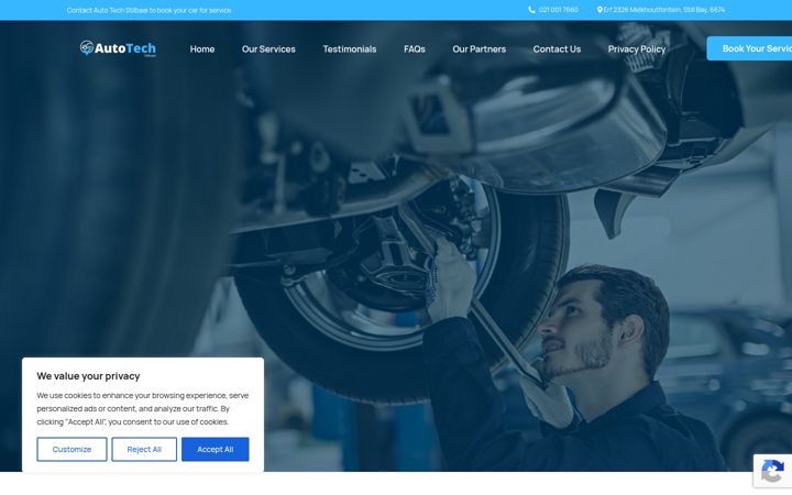 Screenshot of autotechstilbaai.co.za