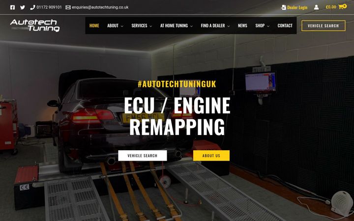 Captura de ecrã de autotechtuning.co.uk