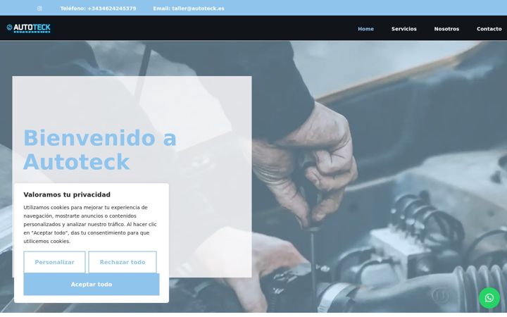 Screenshot of autoteck.es