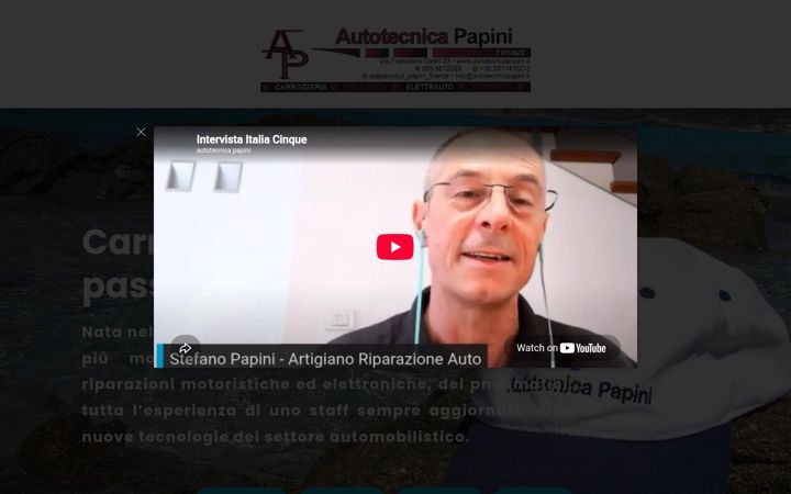 Screenshot of autotecnicapapini.it