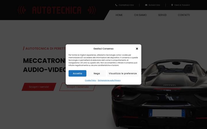 Screenshot of autotecnicarzignano.it