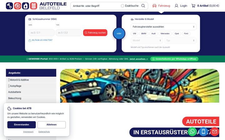 Skærmbillede af autoteile-bielefeld.com