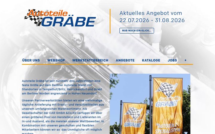 Screenshot of autoteile-graebe.de