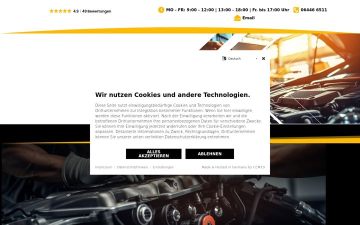 Screenshot of autoteile-hartmann.de