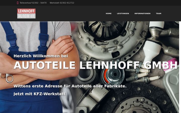 Екранна снимка на autoteile-lehnhoff.de