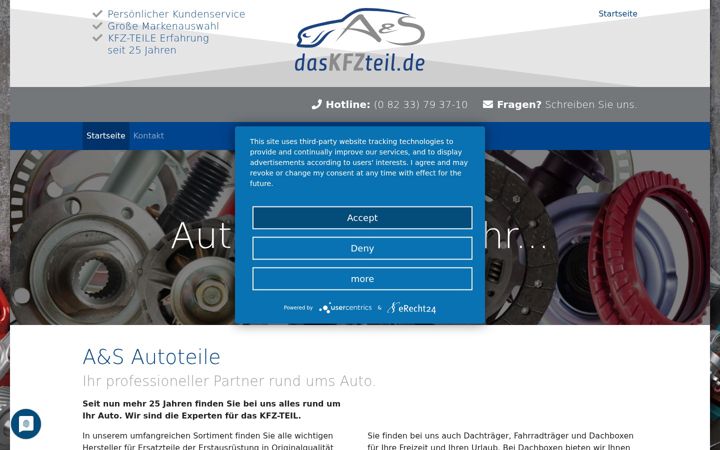 Screenshot of autoteile-mering.de
