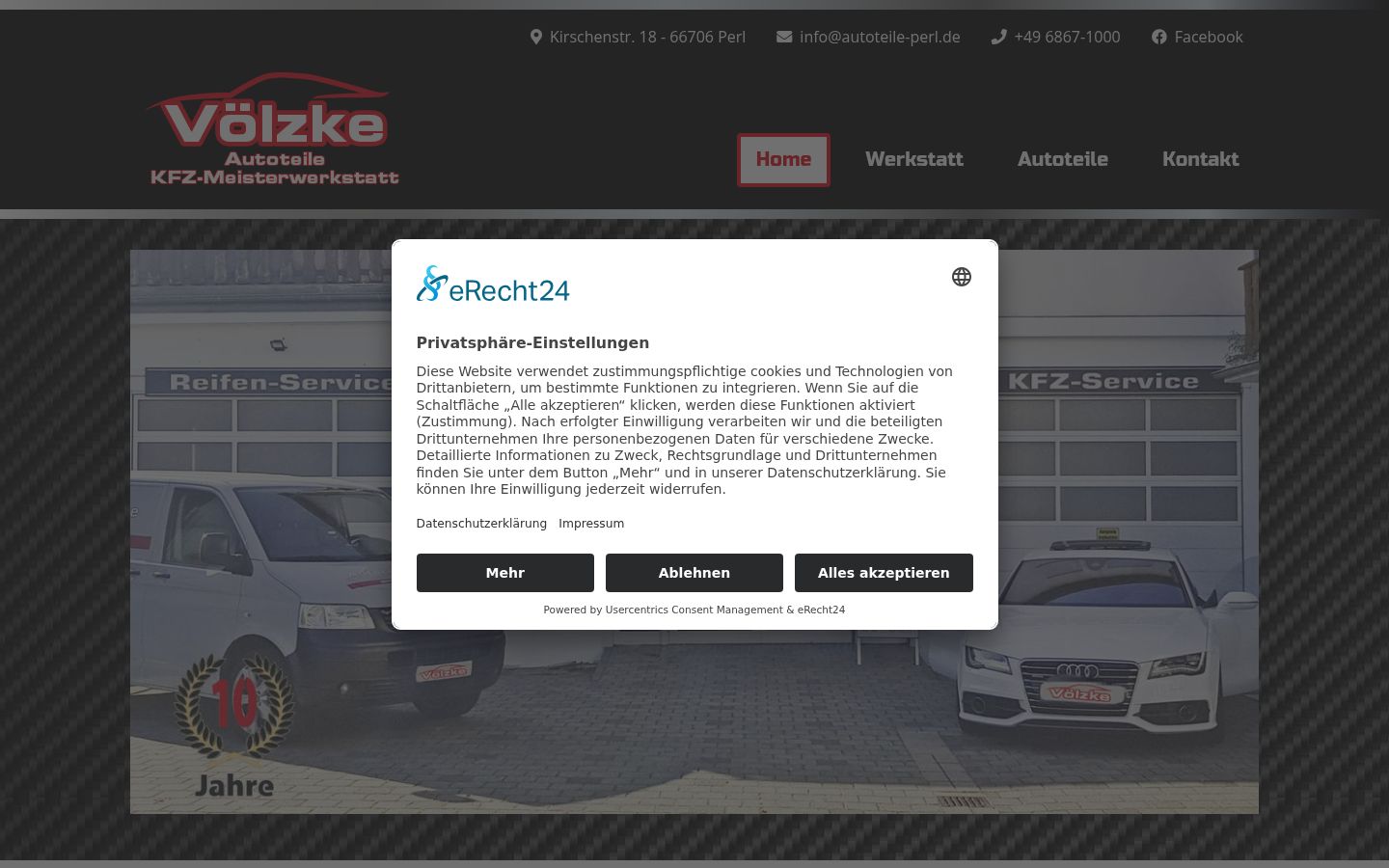 Screenshot tal-banner tal-kunsens muri qabel kwalunkwe interazzjoni