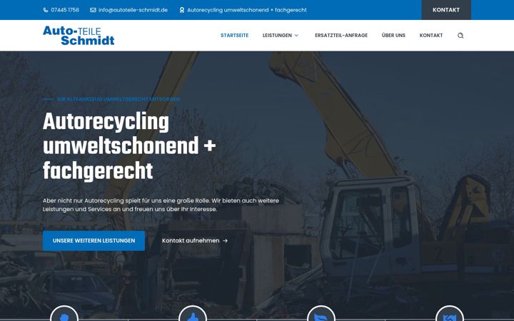Екранна снимка на autoteile-schmidt.de