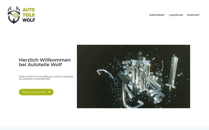 Screenshot of autoteile-wolf.ch