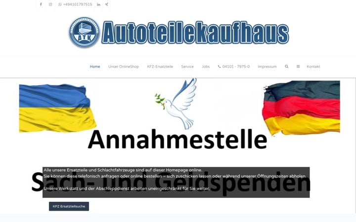 Screenshot of autoteilekaufhaus.de