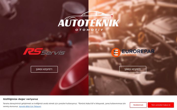 Screenshot of autoteknik.com.tr