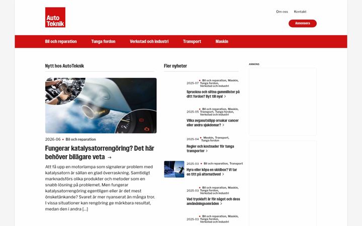 Screenshot of autoteknik.net