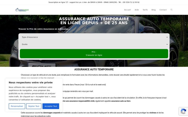 Screenshot of autotempo.com