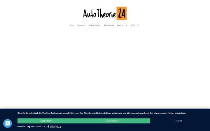 Screenshot of autotheorie24.de