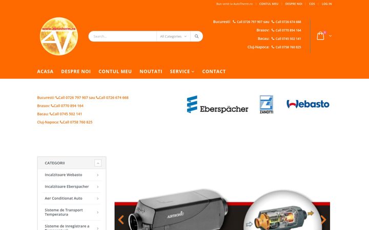Screenshot of autotherm.ro