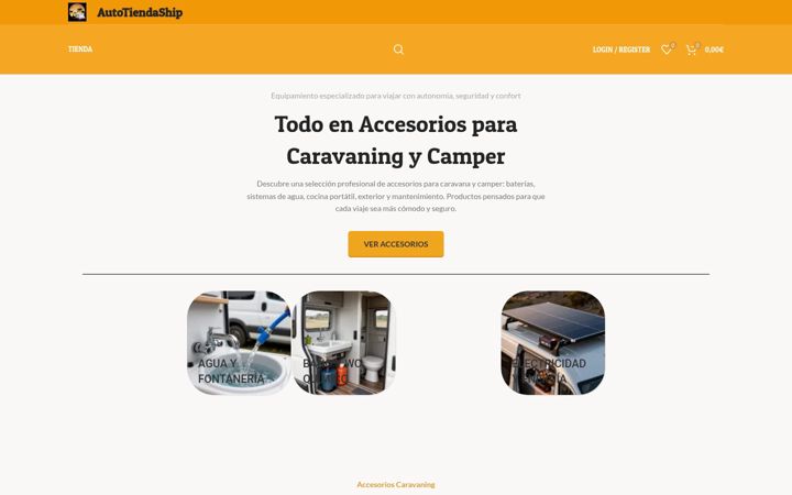 Screenshot of autotiendaship.com