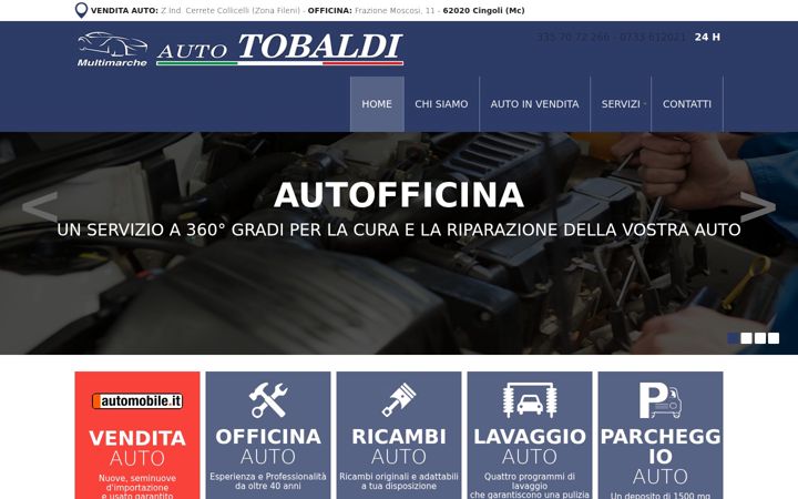 Screenshot of autotobaldi.com