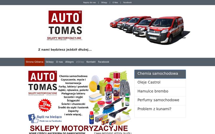 Screenshot of autotomas.pl