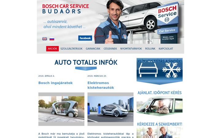 Screenshot of autototalis.hu
