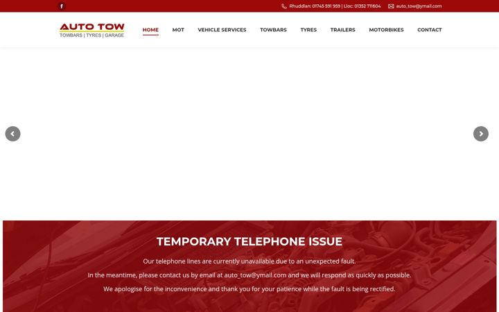 Screenshot of autotownorthwales.co.uk
