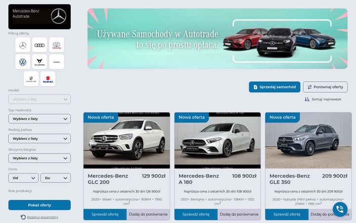 Screenshot of autotrade-store.pl