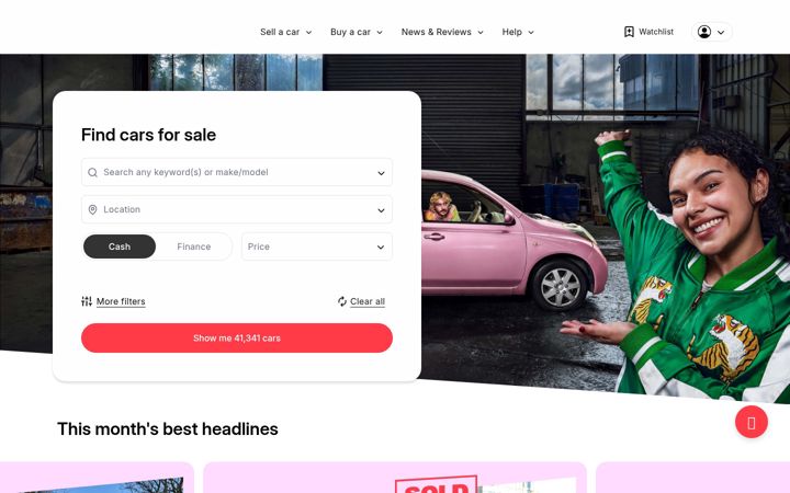 Screenshot of autotrader.co.nz