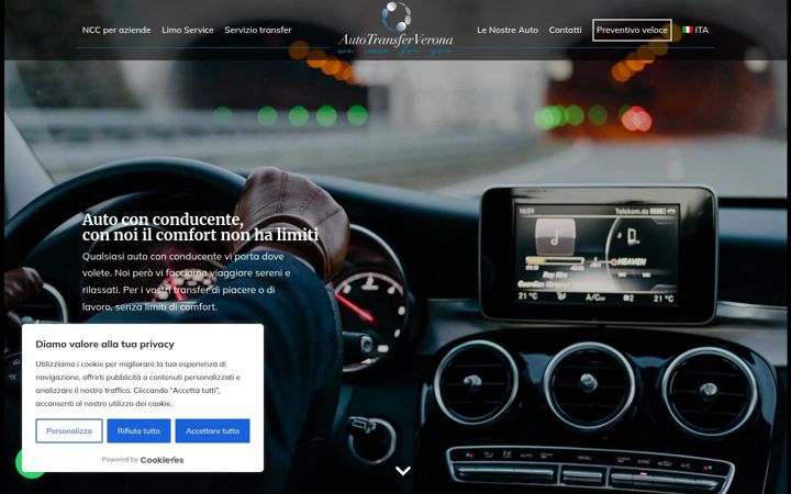 Screenshot ta' autotransferverona.it