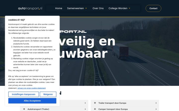 Screenshot of autotransport.nl