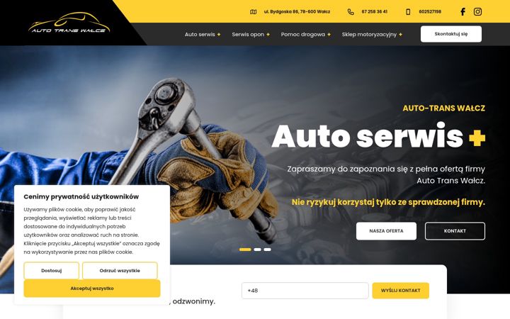 Screenshot of autotranswalcz.pl