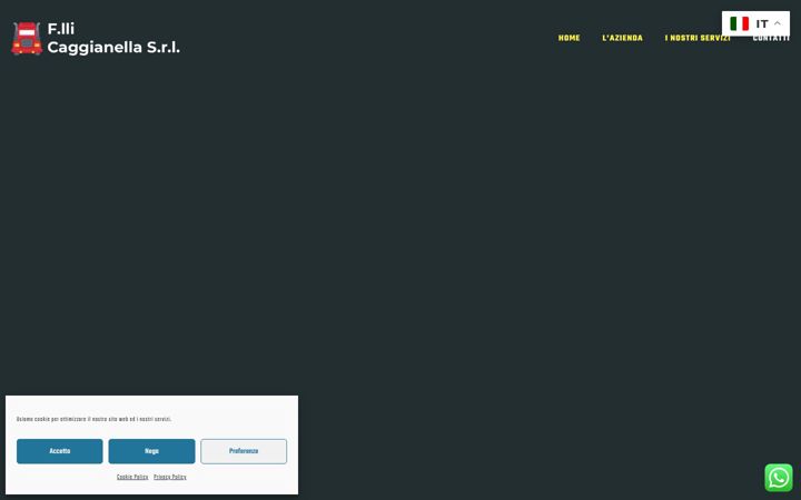 Screenshot ta' autotrasporticaggianella.it