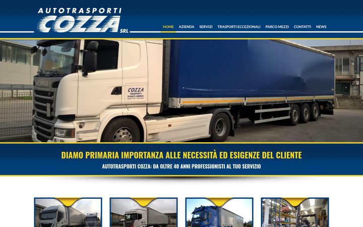 Captura de pantalla de autotrasporticozza.it