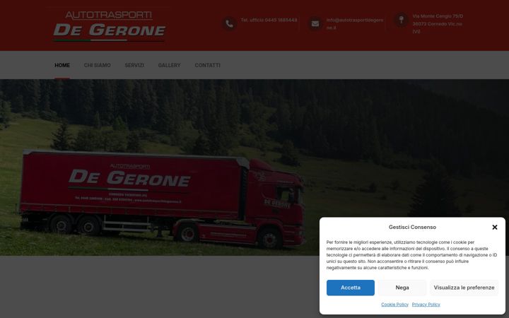 Screenshot of autotrasportidegerone.it