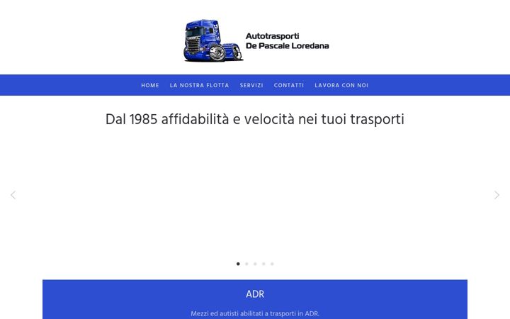 Captura de pantalla de autotrasportidepascale.it