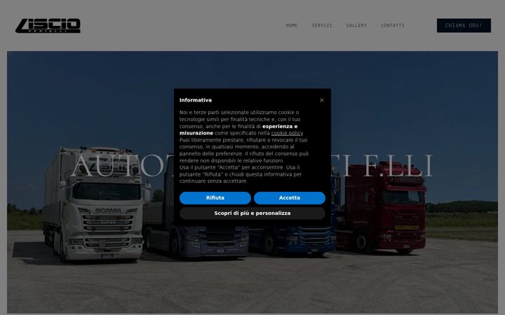 Captura de pantalla de autotrasportifratelliliscio.it