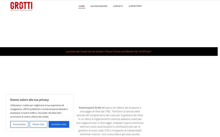Screenshot of autotrasportigrotti.it