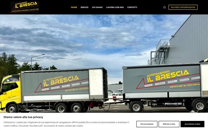 Screenshot of autotrasportiilbrescia.it