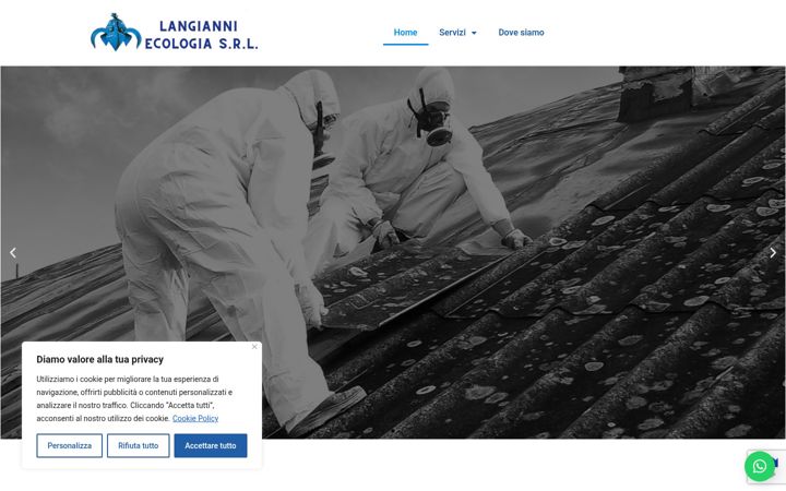 Skärmbild av autotrasportilangianni.it