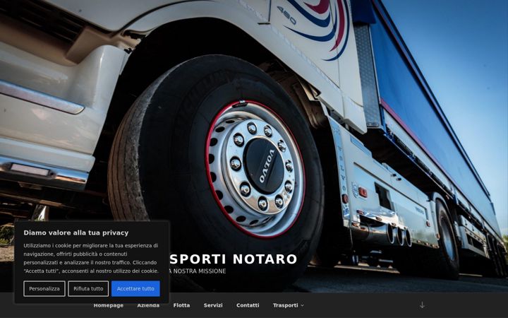Skärmbild av autotrasportinotaro.it