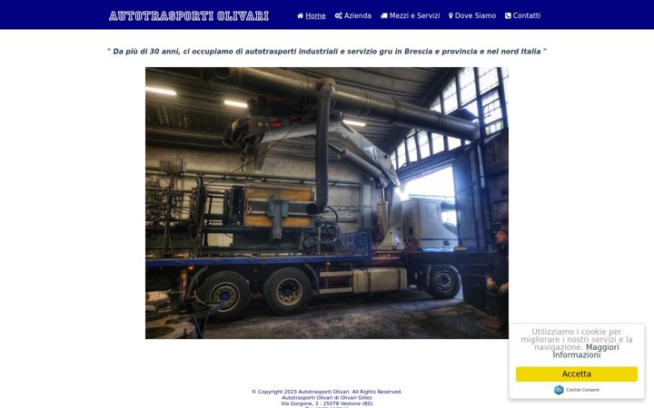 Skærmbillede af autotrasportiolivari.it