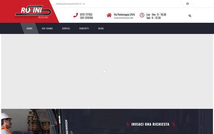 Screenshot of autotrasportirosini.it