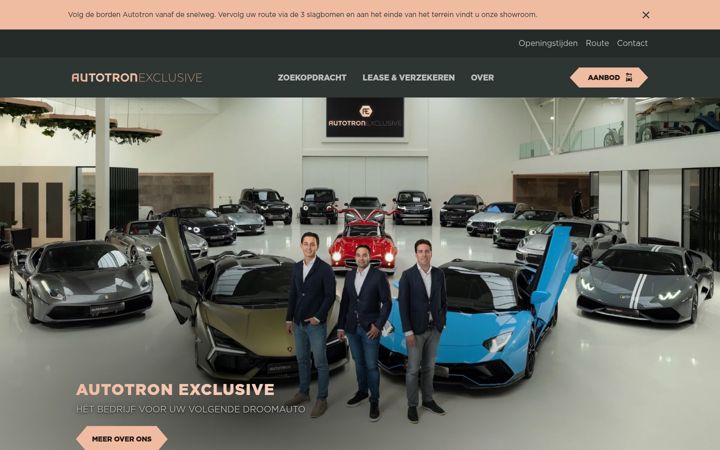 Screenshot of autotronexclusive.nl