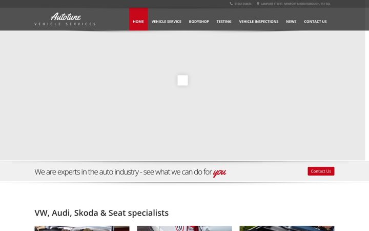 Screenshot of autotune99.co.uk