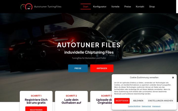 Screenshot of autotuner-files.com