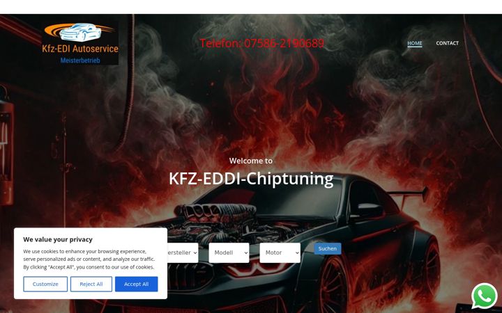 Screenshot of autotuner-garage.de